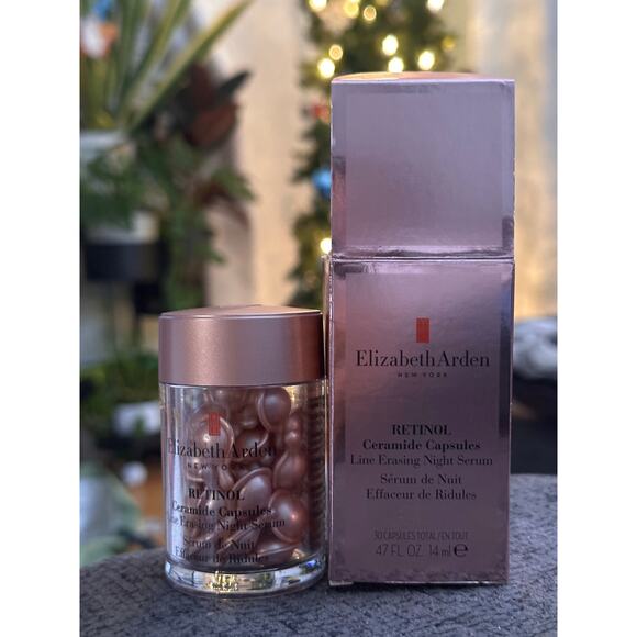 ELIZABETH ARDEN RETINOL CERAMIDE CAPSULES lines erasing night serum 30 CAPSULES - Picture 3 of 3